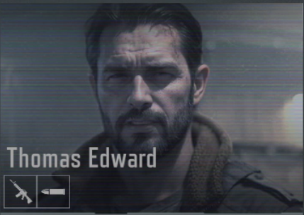 Thomas Edward, a senior intelligence officer stationed in Kamona, involved in the North-South Conflict.